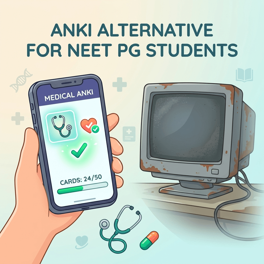 Best Anki Alternative for NEET PG Students: 2026 Comparison & Migration Guide | Floww Medical Learning